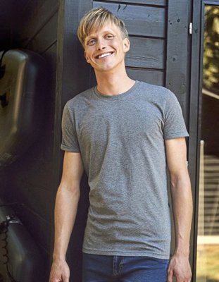 Heren T-shirt Neutral Roll Up O60012